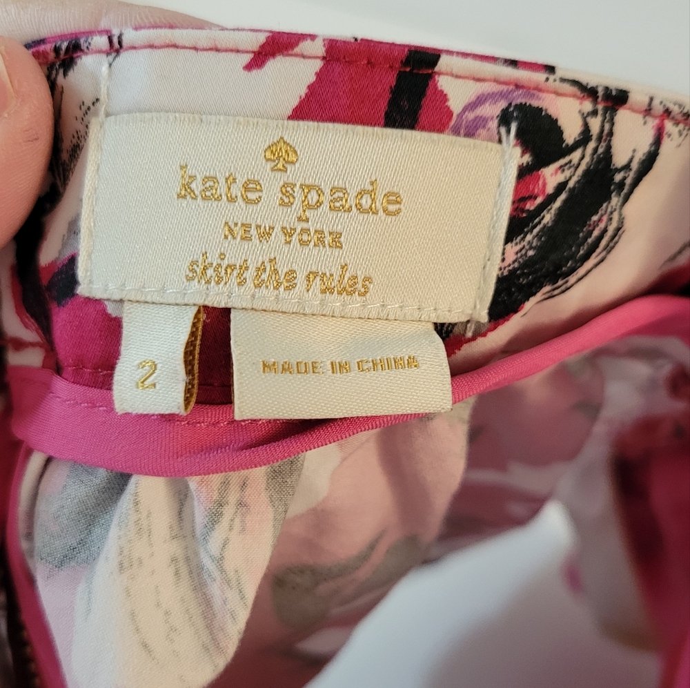 Kate Spade Skirt Girls Size 2 Flowers - Picture 6 of 6